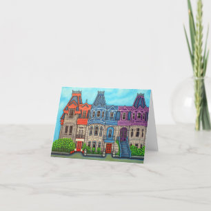 Remerciements Carte de voeux des couleurs de Montréal