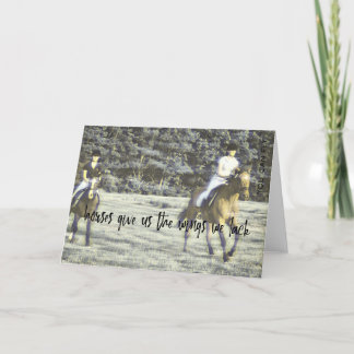 Remerciements Carte de voeux FIELD RACING