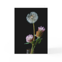Carte de voeux florale prête à personnaliser