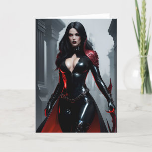 Remerciements Carte de voeux Gothique Déesse/Reine