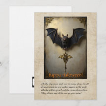 Carte de vœux Halloween