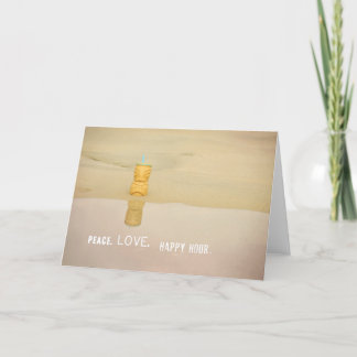Remerciements Carte de voeux HAPPY HOUR