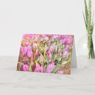 Remerciements Carte de voeux LAVENDER SWAY