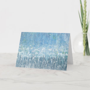 Remerciements Carte de voeux Monsoon par Iris Grace Painting