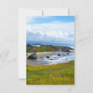 Remerciements Carte de vœux personnalisée de la magnifique côte 
