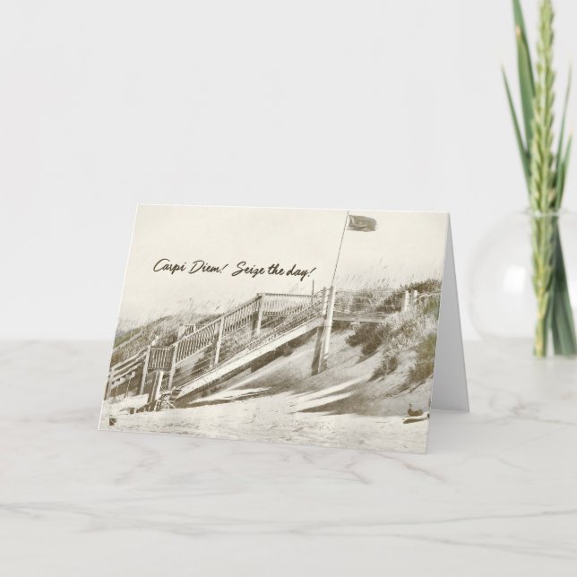 Remerciements Carte de voeux RED FLAG DAME (Devant)