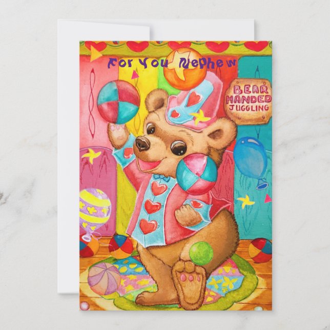 Remerciements Carte de voeux spéciale pour l'anniversaire de Nep (Devant)