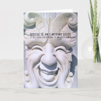 Remerciements Carte de voeux STRESS RELIEF