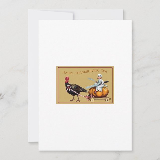 Remerciements Carte de voeux Thanksgiving (Devant)