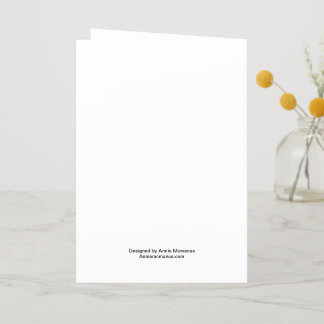 Remerciements Carte de voeux vierge, fleurs