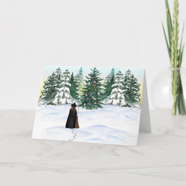 Remerciements Carte de voeux Yule Magick (Devant)