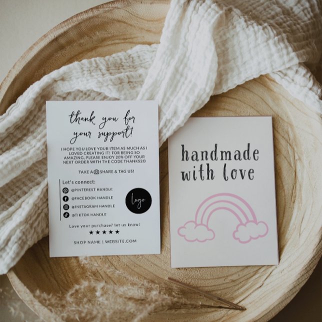 Remerciements Carte d'insertion de package d'entreprise moderne (Créateur téléchargé)