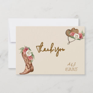REMERCIEMENTS CARTE D'INVITATION DE LANCER DE BOUQUET DE MARIÉE