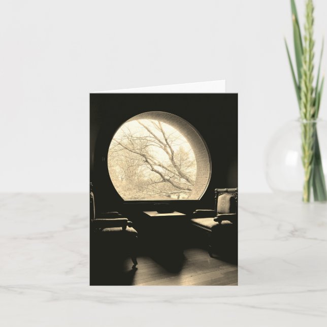 Remerciements Carte Nook de la fenêtre du château (Devant)