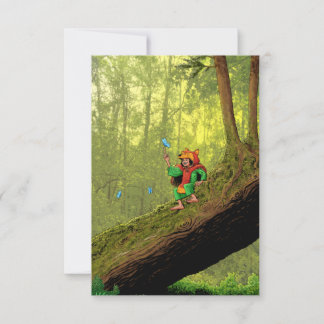 Remerciements Carte Papillon Bleu de Mighty Nizz