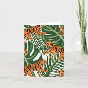 Remerciements Carte pour notes de tigre