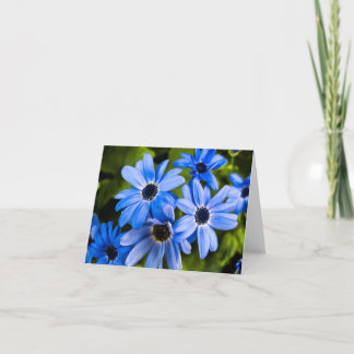 Remerciements Carte pour notes vierge de fleurs