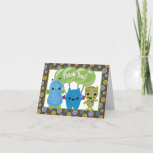 Remerciements Consultez une carte de note PABC Boo MONSTERS Merc