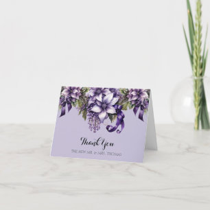 Remerciements Fleurs de Reconnaissance : Une Carte de Remercieme