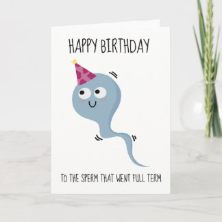 Remerciements Funny Sarcastic mignon Carte de voeux d'anniversai