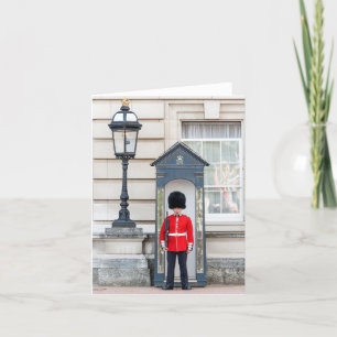 Remerciements Garde À Buckingham Palace Carte de voeux vierge