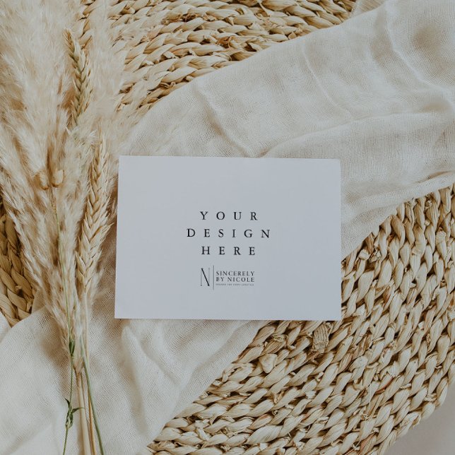 Remerciements Impression de carte 5,5 x 4,25 pouces (Créateur téléchargé)