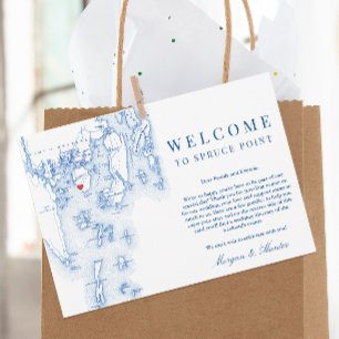 Remerciements Itinéraire de bienvenue du Mariage de la carte Spr