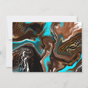 Remerciements   Jolie carte d'art Abstraite