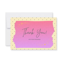 Jolie carte de remerciement pour votre achat