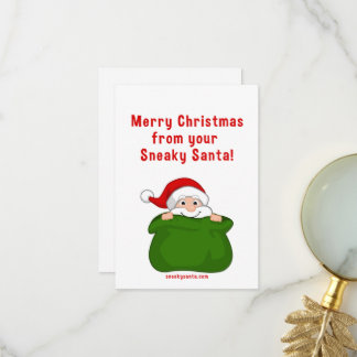 Remerciements Joyeux Noël à partir d'une carte de 3,5 po x 5 po
