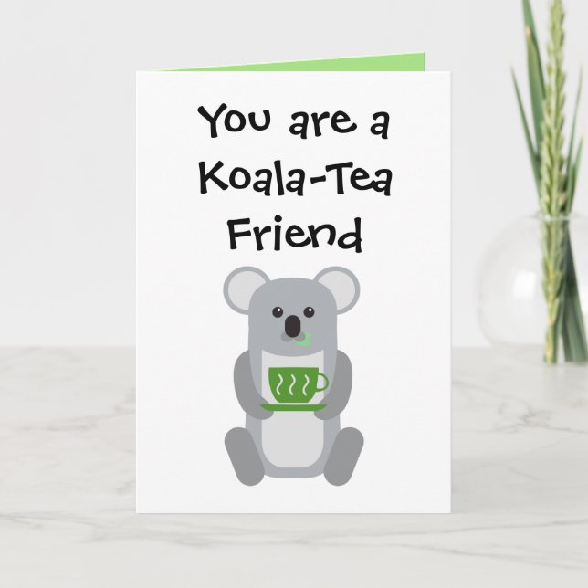 Remerciements Koala-Tea Friend - Carte de voeux (Devant)