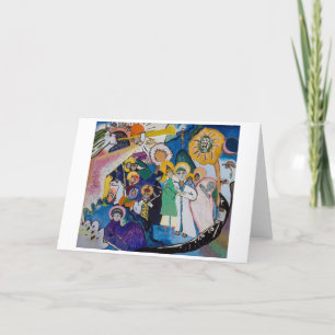 Remerciements La Toussaint I Kandinsky Carte de vœux