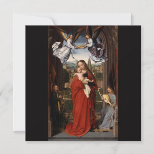 Remerciements Madonna vintage Et Carte De Noël Religieuse Enfant