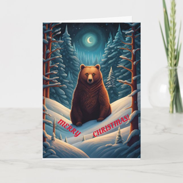 REMERCIEMENTS MERRY PORTEZ LA CARTE DE NOËL POUR N'IMPORTE QUI (Devant)