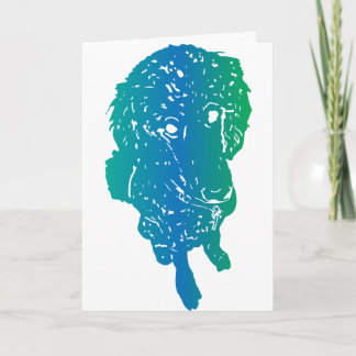 Remerciements Message multicolore de la carte w/Custom d'amour