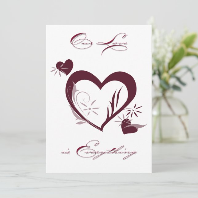 Remerciements notre carte de visite (Debout devant)