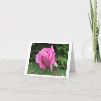 Remerciements Petite carte de voeux pliée de 4 po x 5,6 po