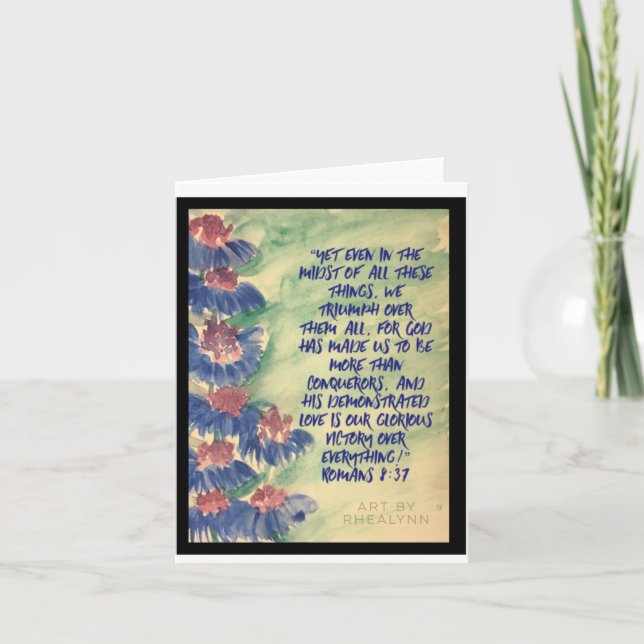 Remerciements Plus que la carte de note Conquérant (Devant)