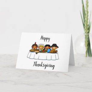 REMERCIEMENTS POUR *VOUS* À LA CARTE DE THANKSGIVI