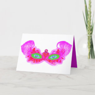 Remerciements Purim פּ וּ רִ י carte de couronne de coeur du mas