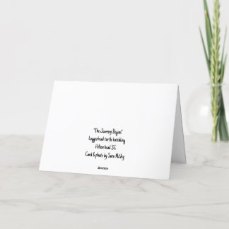 Remerciements s Carte de note à écouvillonner de tortue