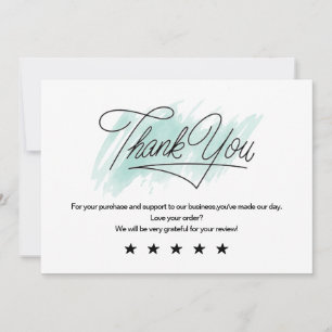 Remerciements Simple Business Carte de remerciements, Ajouter un