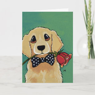 Remerciements Super Golden Retriever   Chien Carte de remercieme