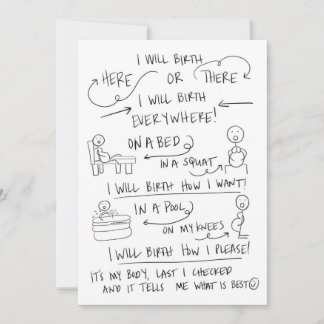 Remerciements Votre naissance votre carte de voeux de manière