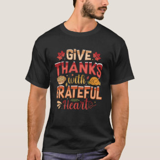 Remerciez avec un t-shirt de coeur reconnaissant 2