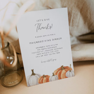 Remercions Friendsgiving Dinner Invitation