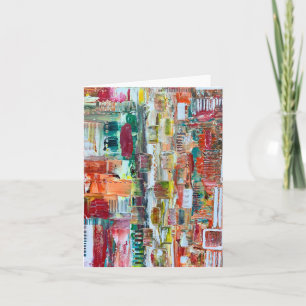 Remettre la carte de note vierge arrière