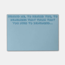 Remind You Post it Notes