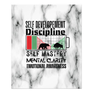 Reminder and motivation   Forex mindset   Marble Photo Print