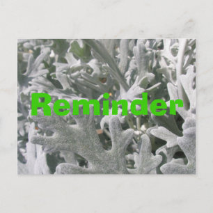 Reminder Card